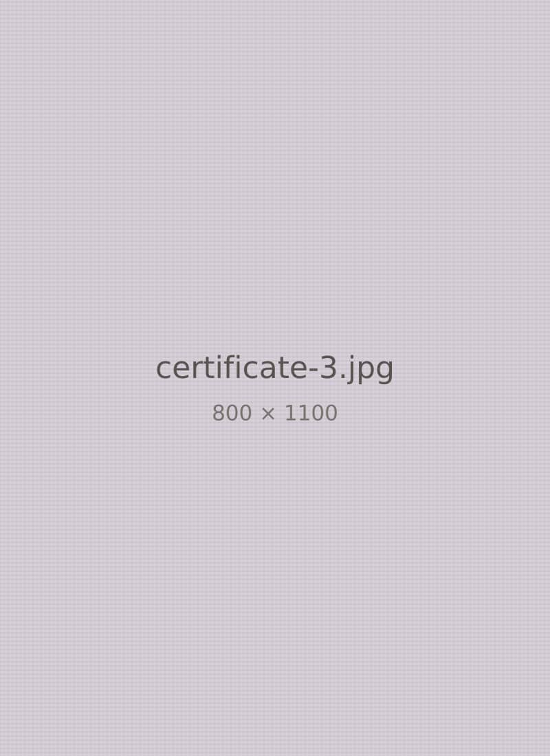 [CERT_3_NAME] certificate issued to [COMPANY_NAME]