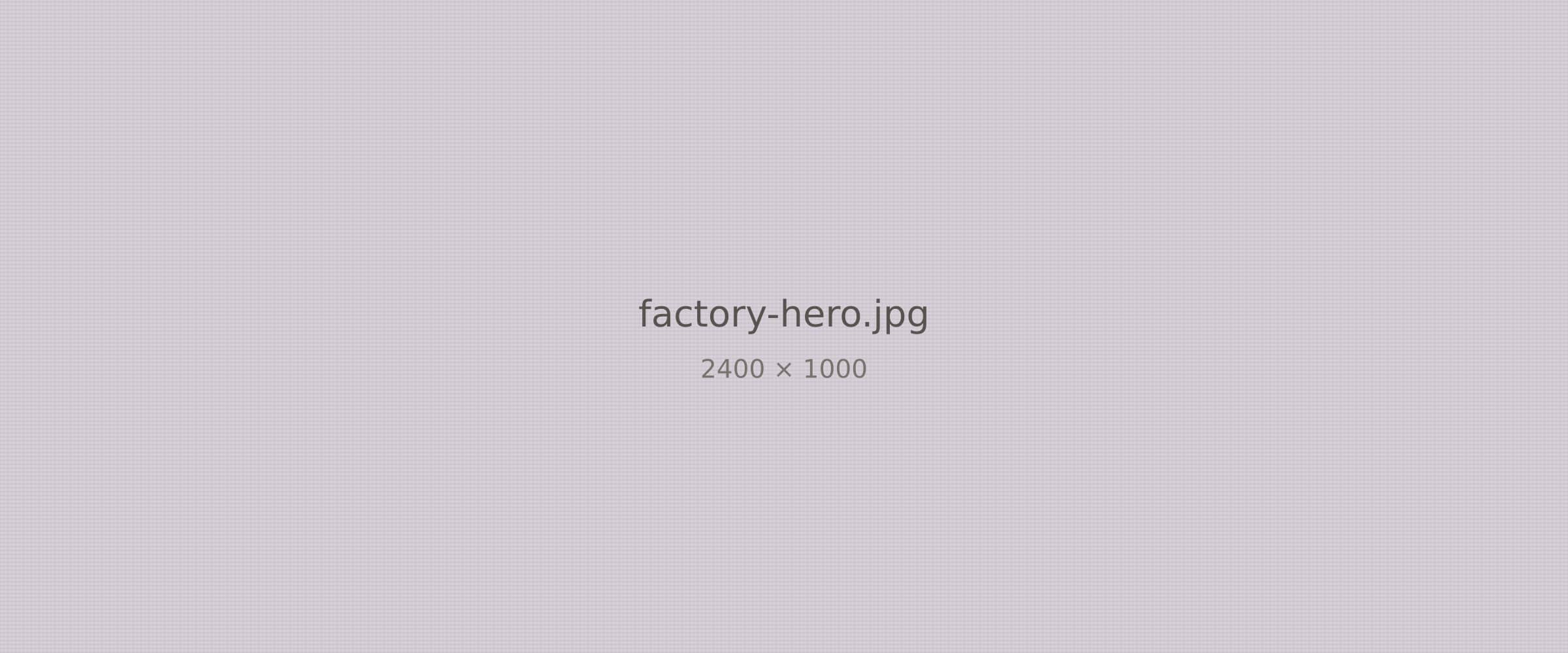 [COMPANY_NAME] factory floor