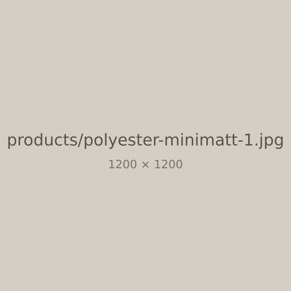 Polyester Minimatt fabric